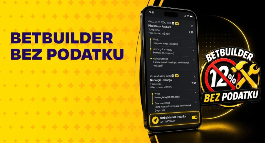 Fortuna Betbuilder z zakładami LIVE, Cashout i SAFEBET