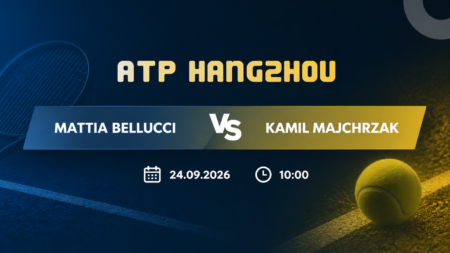 Mattia Bellucci kontra Kamil Majchrzak – ATP Hangzhou, 24 września 2026