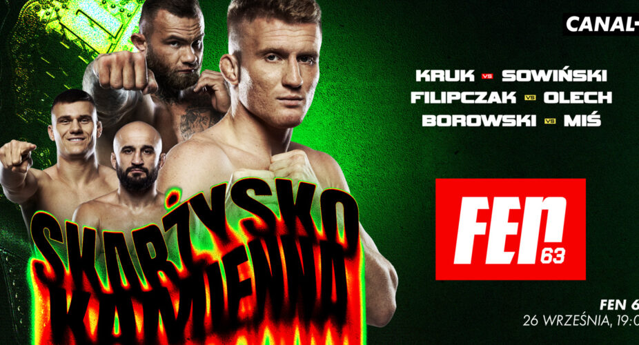FEN 63 Kruk – Sowiński, transmisja CANAL+ 26 września 2026