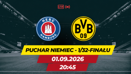 HEBC Hamburg – Borussia Dortmund, Puchar Niemiec 1.09.2026